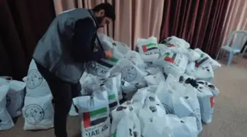 «الفارس الشهم 3» تُوزع الملابس على ذوي الهمم في غزة
